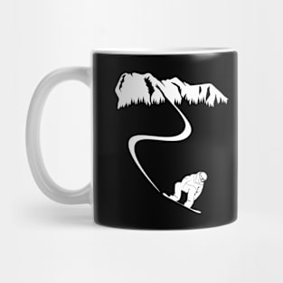 Snowboard Shwoosh Mug